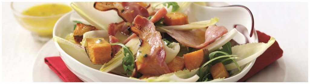 Salade de bacon à l'érable et à la chicorée